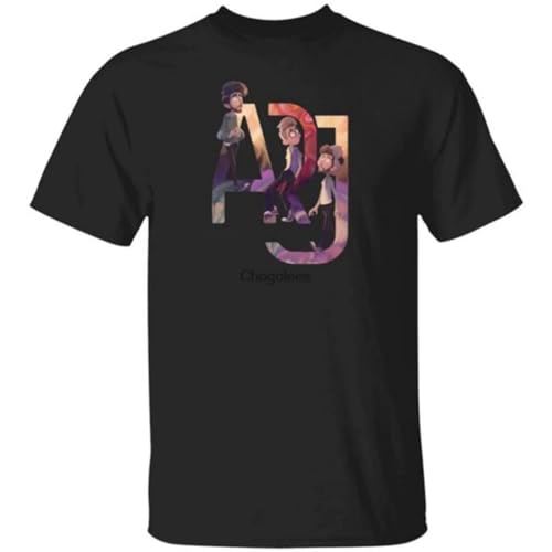 Get-in-Good-Ajr-Merch-Ajr-Ajr-Logo-College-T-Shirt Black XXL von KAISUO