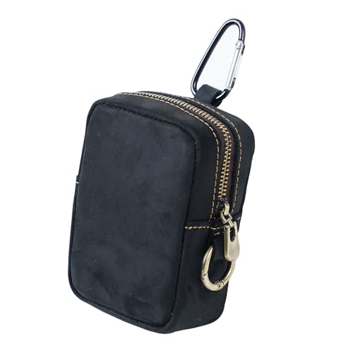 Gürteltasche für Münzen, Schlüssel, Geldbörse, Kartenaufbewahrung, rechteckige Form, Handytasche, Hüfttasche, Schwarz Gürteltasche für Münzen, Schlüssel, Geldbörse, Kartenaufbewahrung, rechteckige Form, Handytasche, Hüfttasche, Schwarz von KAIXINXIN