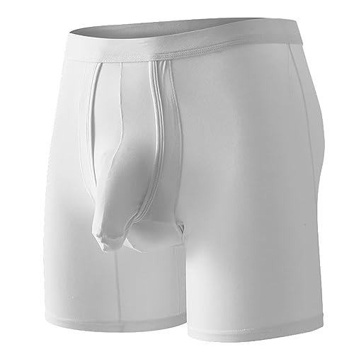 KAIXLIONLY Boxershorts Herren Unterhosen Männer Eisseide Weiche Komfortable Unterwäsche Ohne Kratzenden Herren Boxershort mit Stretch Bulge Pouch Underhose von KAIXLIONLY