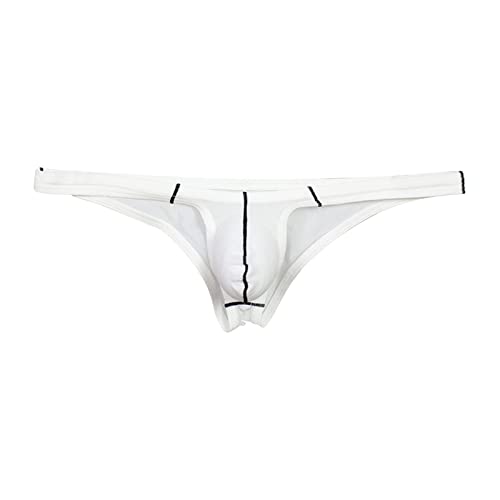 KAIXLIONLY Herren String Tanga Sexy Unterwäsche Modal Atmungsaktiv Weich Briefs Underwear Bequeme Kurze Hosen mit Großer Beutel Hipster Sommer Mesh Slip Höscheng-String von KAIXLIONLY