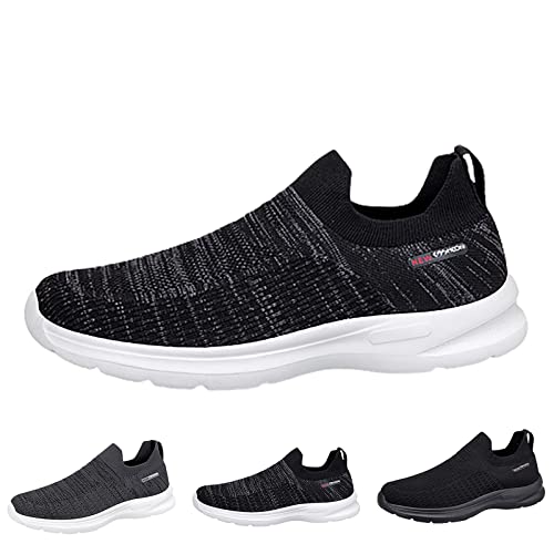 KAIXLIONLY Wanderschuhe Herren Sneaker Sportschuhe Atmungsaktiv Mesh Sommerschuhe Straßenlaufschuhe rutschfest Trekkingschuhe mit Flexibler Sohle Herren Sneaker für Frühling und Sommer von KAIXLIONLY