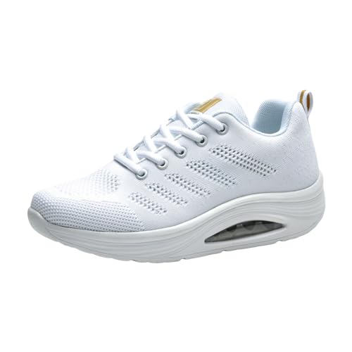 Orthopädische Schuhe Damen Sneaker Weiße Leicht Atmungsaktiv Turnschuhe Shock Absorbing Laufschuhe Cloudwalk Pro Ergonomischer Schmerzlinderungs-Schuh Sneaker Orthopädische Sportschuhe Orthoshoes von KAIXLIONLY