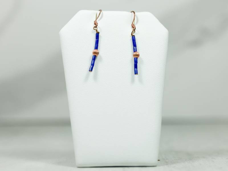 Ohrringe Aus Lapislazuli Und Kupfer Ohrringe Aus Lapislazuli Und Kupfer von KAKART