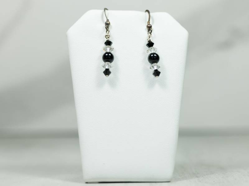Onyx Und Kristall Ohrringe | Handmade Schmuck Onyx Und Kristall Ohrringe | Handmade Schmuck von KAKART