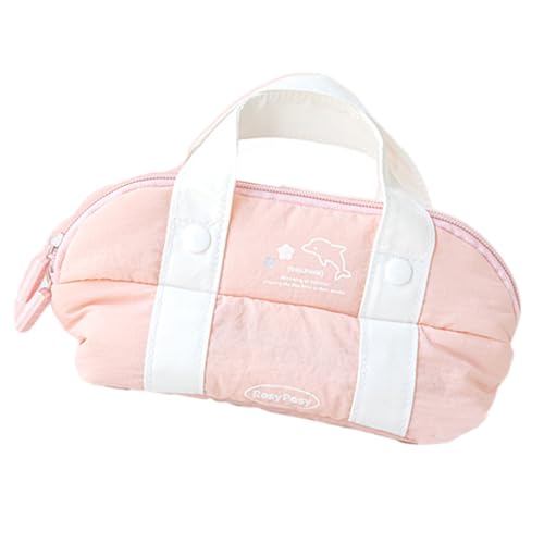 Federmäppchen mit großem Fassungsvermögen, weiches Federmäppchen, ästhetisches Stifteetui, einfache Schreibwarentasche von KAKASEA