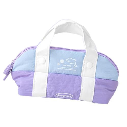 Federmäppchen mit großem Fassungsvermögen, weiches Federmäppchen, ästhetisches Stifteetui, einfache Schreibwarentasche von KAKASEA