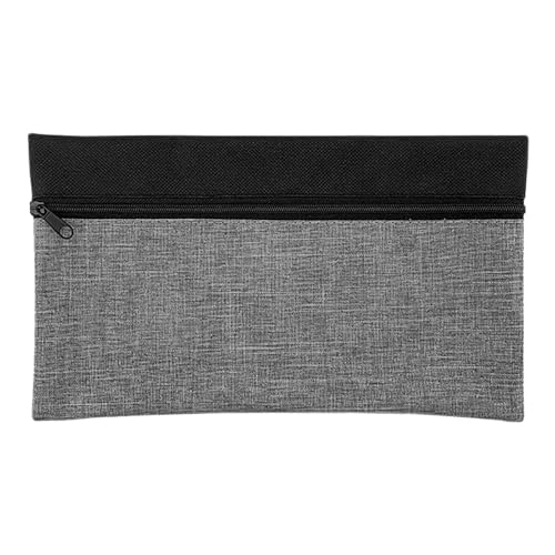 KAKASEA Federmäppchen, großes Fassungsvermögen, Polyester-Federmäppchen, Reißverschluss, Stiftebeutel, Reise-Make-up-Tasche für Studenten, Frauen, 24 x 12 cm von KAKASEA