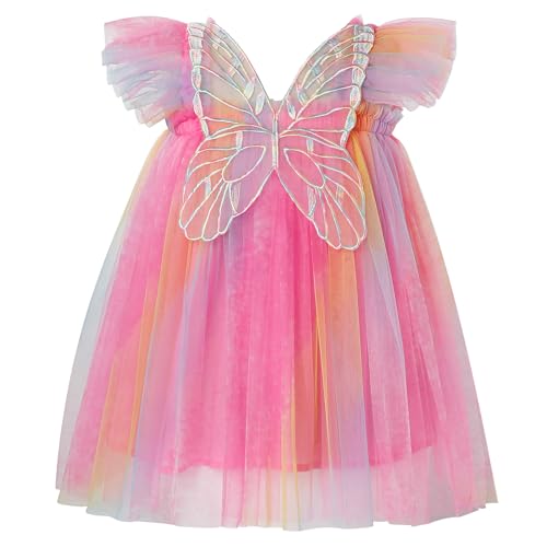 KAKU NANU Baby Mädchen Kleider Sommerhochzeitskleid für Mädchen Kinder Blumen Kleinkind Baby Mädchen Kleider von KAKU NANU