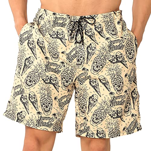 KAKU NANU Badehose Herren, Quick Dry Badeshorts Herren mit Netzfutter Schwimmhose Badehosen für Herren Size XXL von KAKU NANU