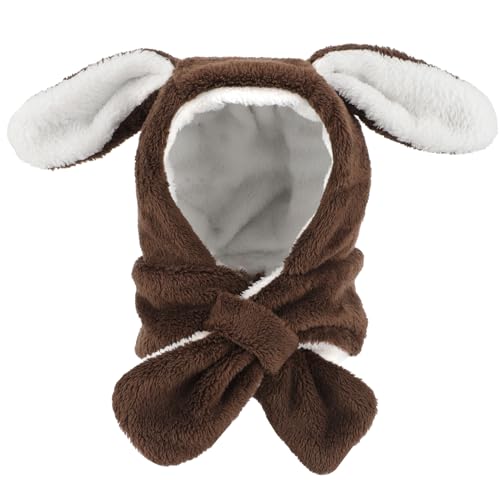 KAKU NANU Mütze Baby Wintermütze Schalmütze Mütze Schal Set Mädchen Babymütze Junge Kindermützen Braune 1-4 Jahren Beanie Baby von KAKU NANU