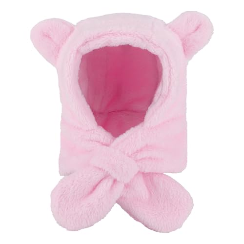 KAKU NANU Mütze Baby Wintermütze Schalmütze Mütze Schal Set Mädchen Babymütze Junge Kindermützen Pinke 1-4 Jahren Beanie Baby von KAKU NANU