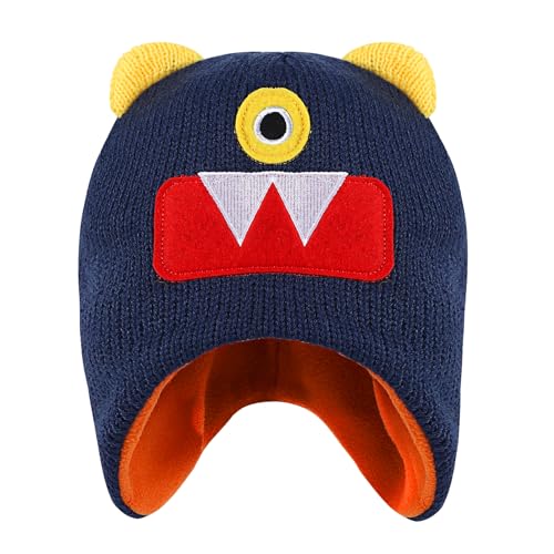 KAKU NANU Mütze Kinder Baby Wintermütze Beanie Kinder Jungen Mädchen Mütze Blau 2 3 4 5 6 7 8 Jahre von KAKU NANU