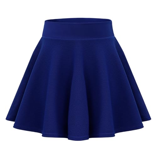 KAKU NANU Rock Mädchen Hosenrock Minirock Rock mit Hose Drunter Skort Mädchen Kleidung Blau 11 12 Jahre 146 152 von KAKU NANU