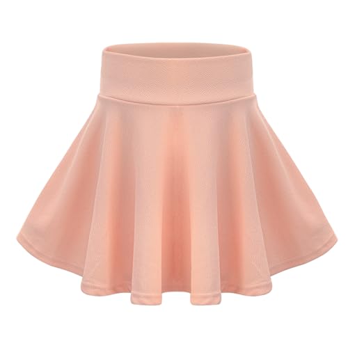 KAKU NANU Rock Mädchen Hosenrock Minirock Rock mit Hose Drunter Skort Mädchen Kleidung Rosa Pink 9 10 Jahre 134 140 von KAKU NANU