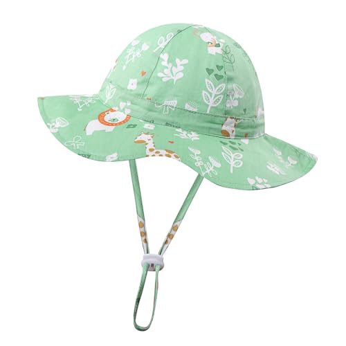 KAKU NANU Schirmmütze Baby Sonnenhut Kinder Uv Schutz 50 Sommerhut Mädchen Junge Sun Hat Sonnenschutz Baby Kopf Kinder Mütze Sommer 6-12 18 12-18 Monate von KAKU NANU