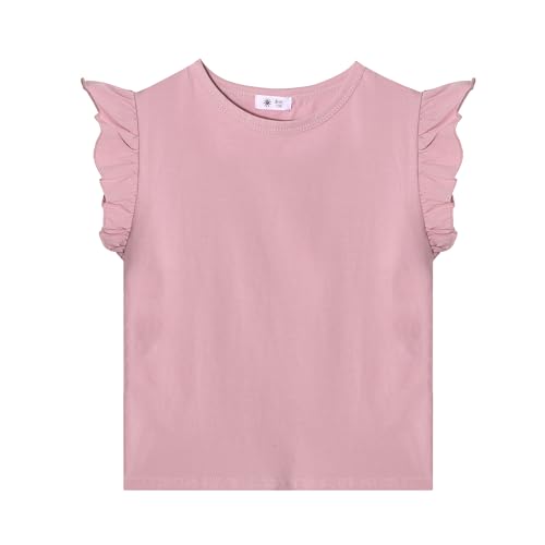 KAKU NANU T Shirt Mädchen Basic Tops Für Mädchen Baumwolle Rosa 110 116 5 6 Jahre von KAKU NANU
