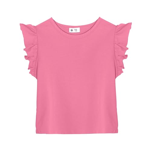 KAKU NANU T Shirt Mädchen Basic Tops Für Mädchen Baumwolle Rosa 98 104 3 4 Jahre von KAKU NANU