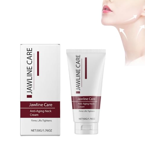 Jawline Shaping Cream Neck Straffende Creme für Männer und Frauen gleicht den Hautton aus, Nackenstraffung von KAKUZOO