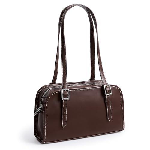 KALIDI Damen Swing Zip Leder Schultertasche Maple KALIDI Damen Swing Zip Leder Schultertasche Maple von KALIDI FANCY FOREST