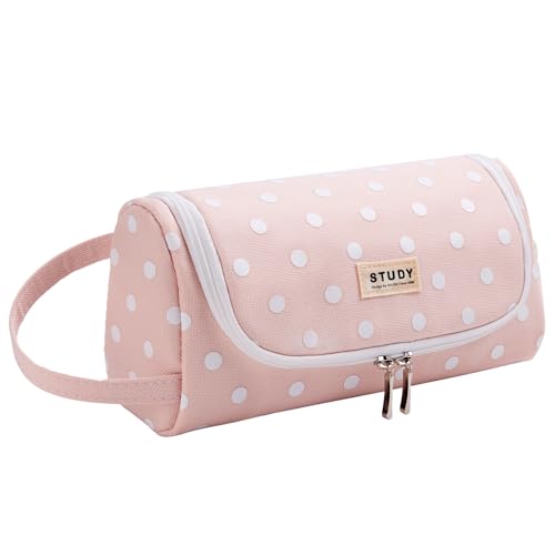 KALIDI Federmäppchen Unisex Große Kapazität Mäppchen Bleistifttasche Halter Stiftetasche Federtasche Stifthalter Stiftemappe Make-up Tasche mit HalterSchreibwaren Veranstalter für Schule & Büro Damen von KALIDI