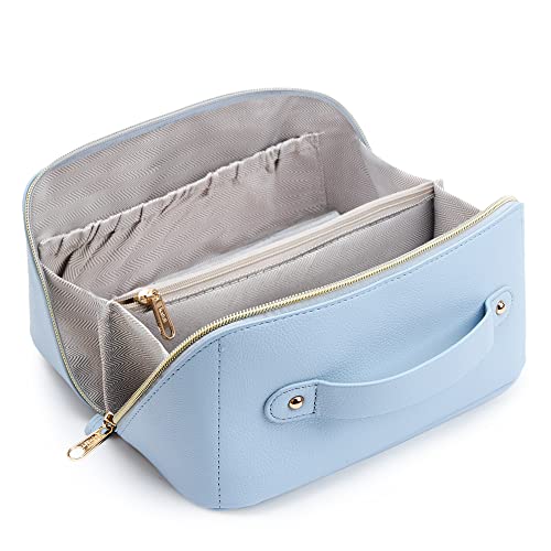 KALIDI Groß Kapazität Kosmetiktasche Damen Mäppchen Make Up Bag Schminktasche Federmäppchen Kosmetik Reise Täschchen Kosmetikbeutel mit fächern von KALIDI