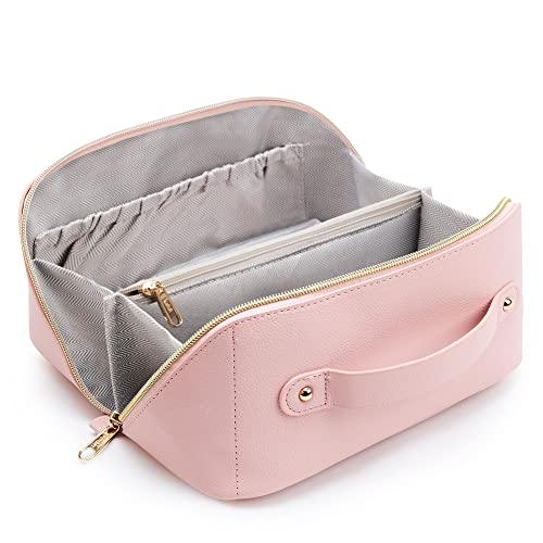 KALIDI Groß Kapazität Kosmetiktasche Damen Mäppchen Make Up Bag Schminktasche Federmäppchen Kosmetik Reise Täschchen Kosmetikbeutel mit fächern von KALIDI