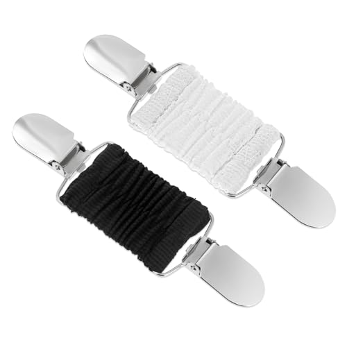 2 Stück Kleid Cinch Clip Cardigan clip Elastisch Clips Pullover Clips Vintage Pullover Clips Kleiderclips Rücken Cinch Cardigan Kragenclips Taillen Cincher Clip für Frauen Einstellclip für Pullover von KALIONE