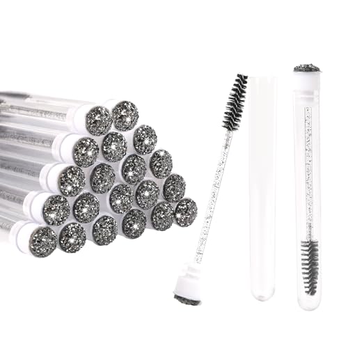 20 Pcs Einweg Mascara Bürsten Tubes Set Leere Mascara Wand Tubes Wimpernbürsten Mascara Pinsel Kamm Augenbrauen Pinsel Make-up Werkzeug für Wimpernverlängerung Mascara Zauberstab von KALIONE