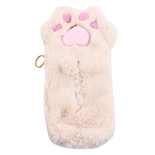 KALLORY 1 Stück Katzenpfoten-Federmäppchen Briefpapierbeutel Tasche Fall sehen Stiftbehälter Plüsch Bleistiftbeutel Stiftbeutel Plüschstiftbeutel Beige KALLORY 1 Stück Katzenpfoten-Federmäppchen Briefpapierbeutel Tasche Fall sehen Stiftbehälter Plüsch Bleistiftbeutel Stiftbeutel Plüschstiftbeutel Beige von KALLORY