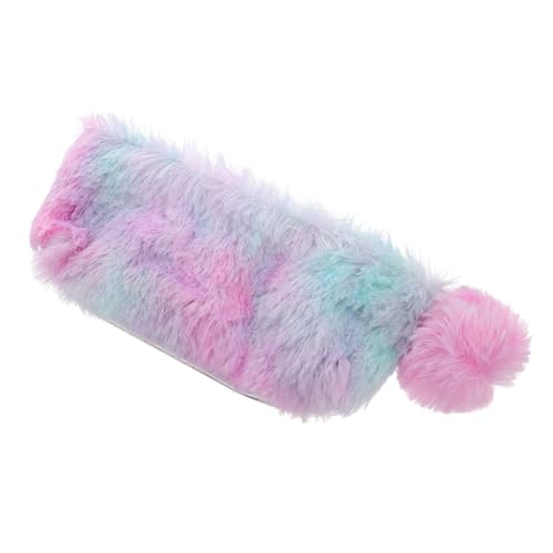 KALLORY 1 Stück Plüsch Federmäppchen süßes stationäres Schreibwaren Schultasche Bezauberndes Federmäppchen Briefpapierbeutel Student Federmäppchen modische Bleistifttasche Violett von KALLORY