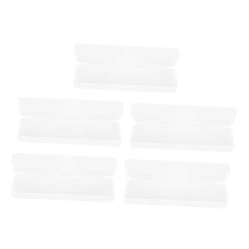 KALLORY 5stücke Teiliges Kleine Aufbewahrungsboxen Aus Kunststoff Transparente Stiftehalter-Box Für Bleistifte Und Schreibwaren Praktische Organizer Für Büro Und Schule KALLORY 5stücke Teiliges Kleine Aufbewahrungsboxen Aus Kunststoff Transparente Stiftehalter-Box Für Bleistifte Und Schreibwaren Praktische Organizer Für Büro Und Schule von KALLORY