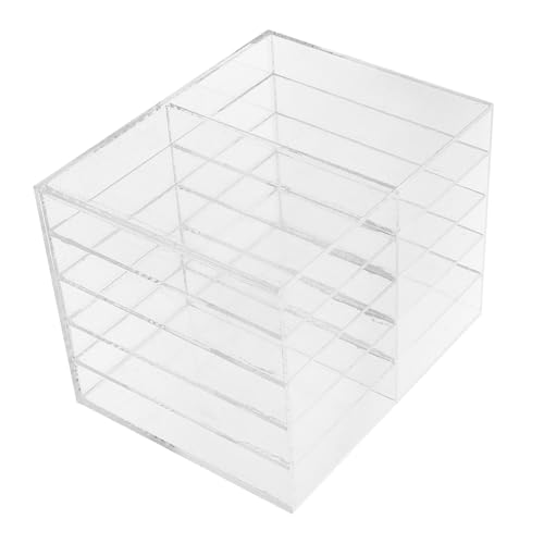KALLORY Einfaches Design Acryl Marker Fall Schreibtisch Stift Stand Tragbare Sortierung Marker von KALLORY