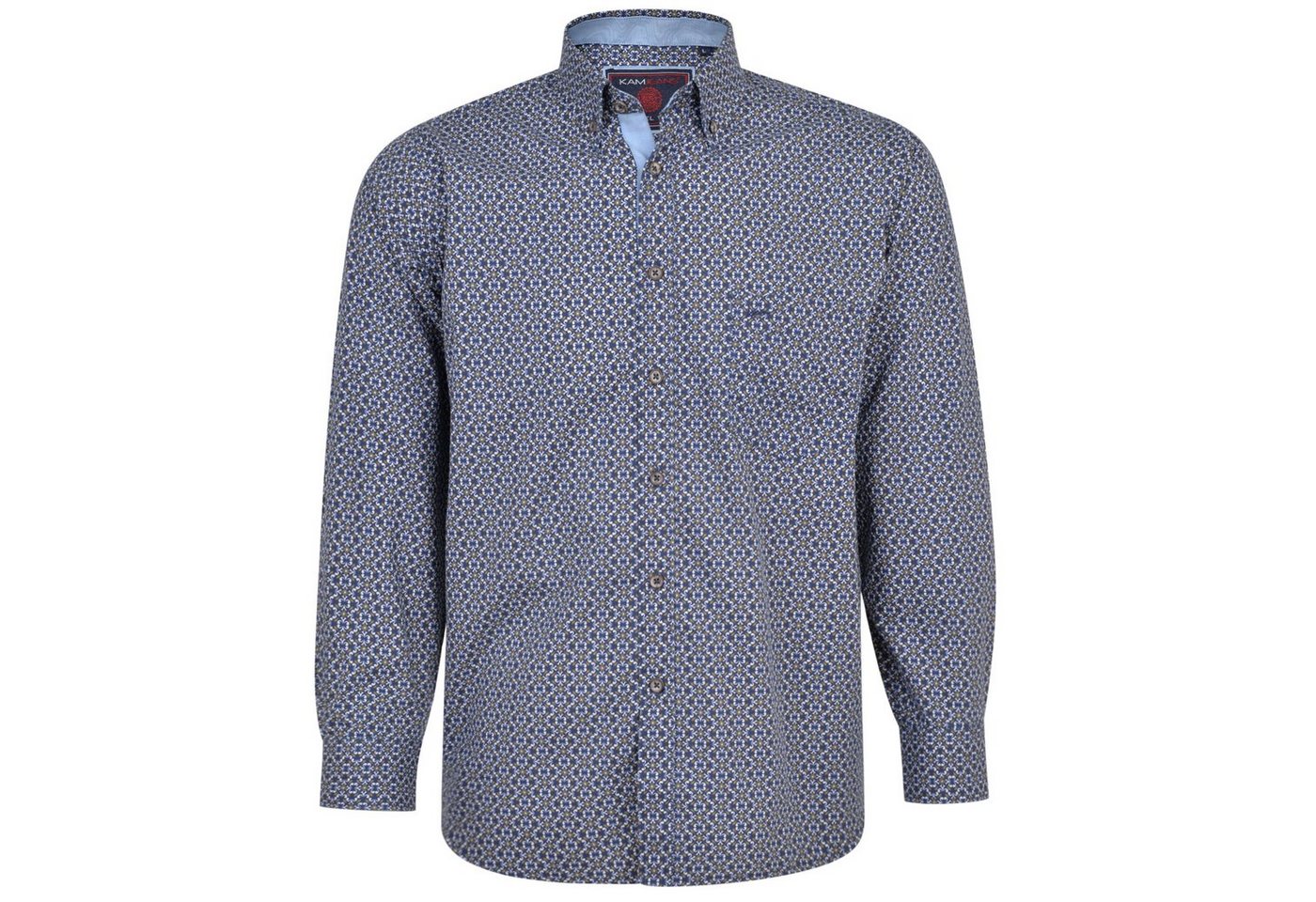 KAM Jeanswear Kurzarmshirt KBS6196 LS Button-Down-Kragen KAM Jeanswear Kurzarmshirt KBS6196 LS Button-Down-Kragen von KAM Jeanswear