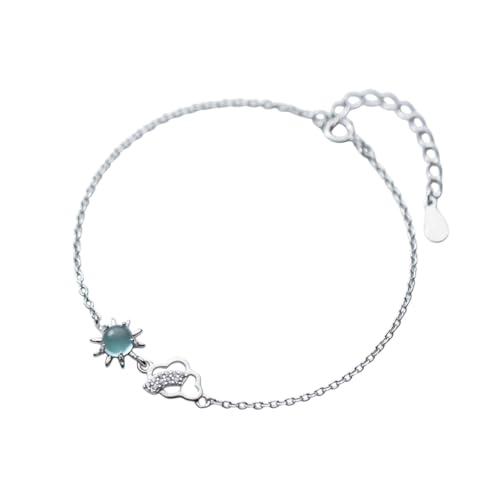 Exquisites Luxus-Armband aus 925er Sterlingsilber mit Wolken-Kristall-Sonnen-Armband für Damen, Schmuck, Festival, Geschenk, Dekoration, Schmuck, Gedenkzubehör, trendig, ideal als Geschenk Exquisites Luxus-Armband aus 925er Sterlingsilber mit Wolken-Kristall-Sonnen-Armband für Damen, Schmuck, Festival, Geschenk, Dekoration, Schmuck, Gedenkzubehör, trendig, ideal als Geschenk von KAMESAREMEN