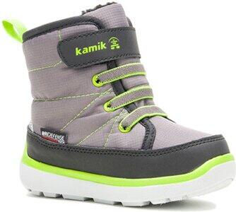 KAMIK Kinder Freizeitschuhe LUGET CHARCOAL/LIME-CHARBON/CITRON VERT - Gr. - 25 von KAMIK