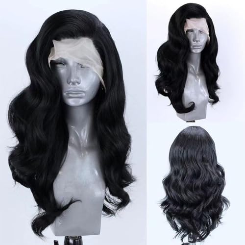 Lace Front Wig Long Bright Red Curly Synthetic Lace Front Wig Red Wig Heat Resistant Fiber 13x4 Lace Front Wig for Woman Halloween Drawing Queen 24inch Lace Front Wig Long Bright Red Curly Synthetic Lace Front Wig Red Wig Heat Resistant Fiber 13x4 Lace Front Wig for Woman Halloween Drawing Queen 24inch von KAMIMASU