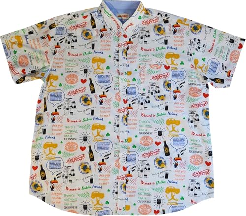 KAMRO Übergrössen Herren-Hawaiihemd weiß/bunt 5XL von KAMRO