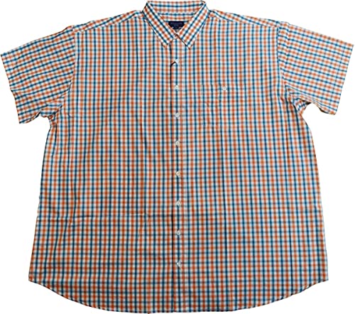 KAMRO Übergrößen Karo-Kurzarm-Herrenhemd Download by 8XL von KAMRO