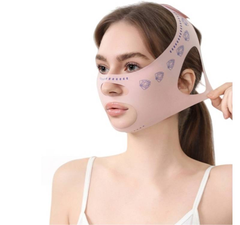 KANBEIO Gesichtsmaske Schlaf Gesichtsmaske Wiederverwendbarer V Lift Strafft die Haut, 1-tlg. von KANBEIO