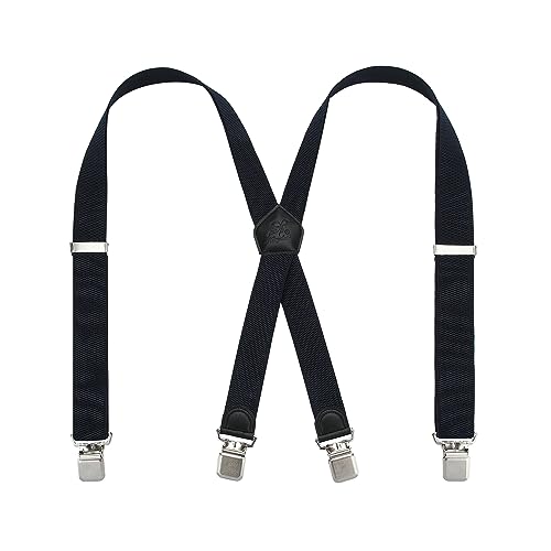 KANGDAI Hosenträger für Herren Breit 3.5cm sehr Starken 4 Metall Clip Arbeitshosen Motorradhose Hosenträger Einstellbar und Elastisch Einheitsgröße für Männer und Damen X Style KANGDAI Hosenträger für Herren Breit 3.5cm sehr Starken 4 Metall Clip Arbeitshosen Motorradhose Hosenträger Einstellbar und Elastisch Einheitsgröße für Männer und Damen X Style von KANGDAI