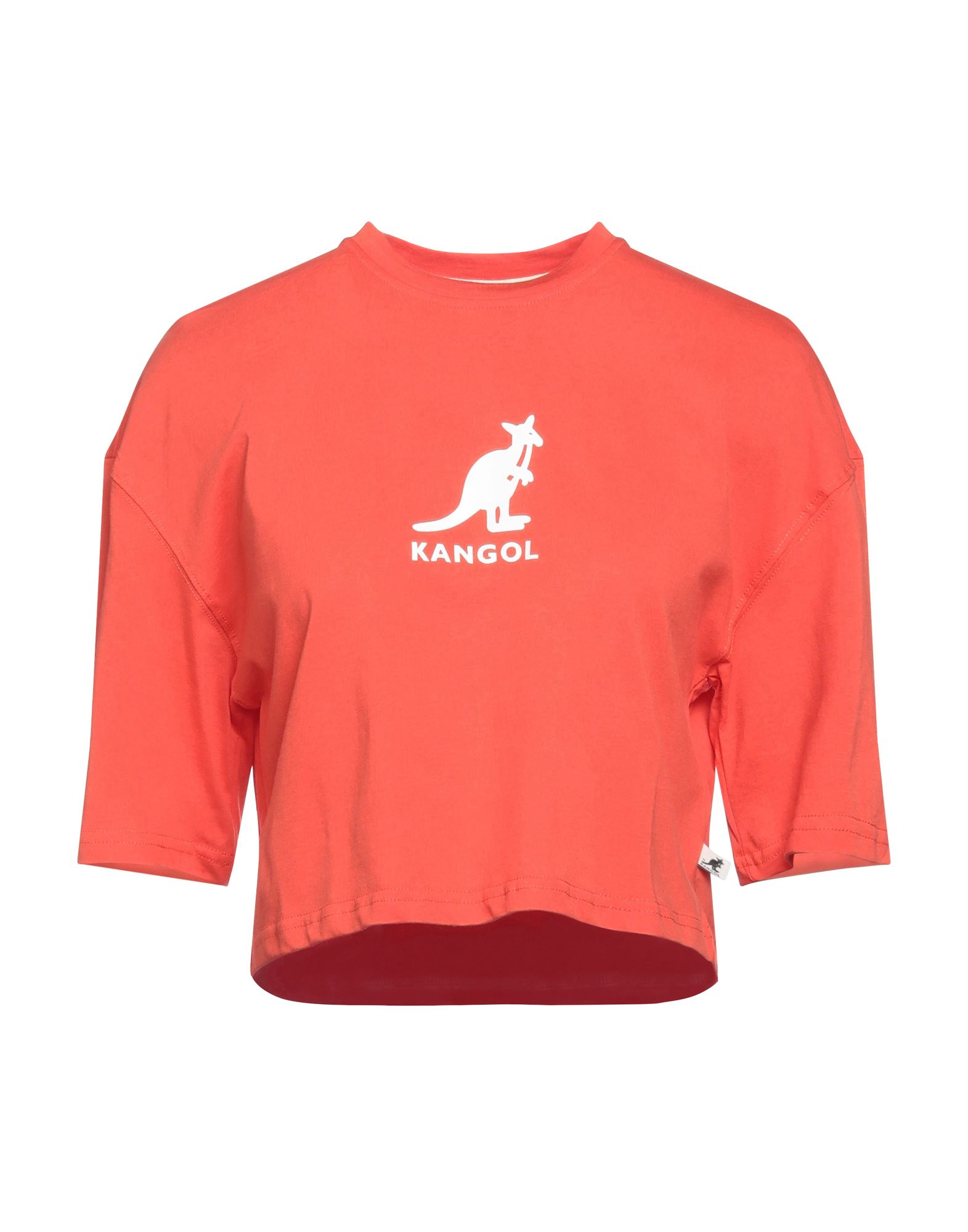 KANGOL T-shirts Damen Tomatenrot von KANGOL