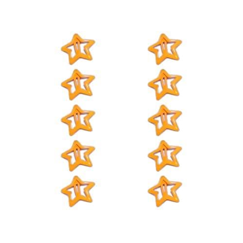 KANGQL Haarnadel, 10 Stück sternförmige Haarnadeln, Braut, fluoreszierende Sternform, Frühlings-Haarspange, Hochzeits-Haarspange für Damen, Pferdeschwanz-Haarspange von KANGQL