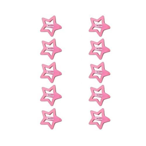 KANGQL Haarnadel, 10 Stück sternförmige Haarnadeln, Braut, fluoreszierende Sternform, Frühlings-Haarspange, Hochzeits-Haarspange für Damen, Pferdeschwanz-Haarspange von KANGQL