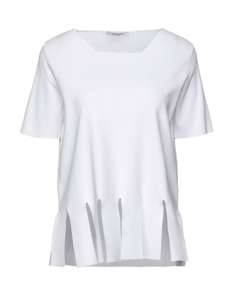 KANGRA Pullover Damen Weiß von KANGRA
