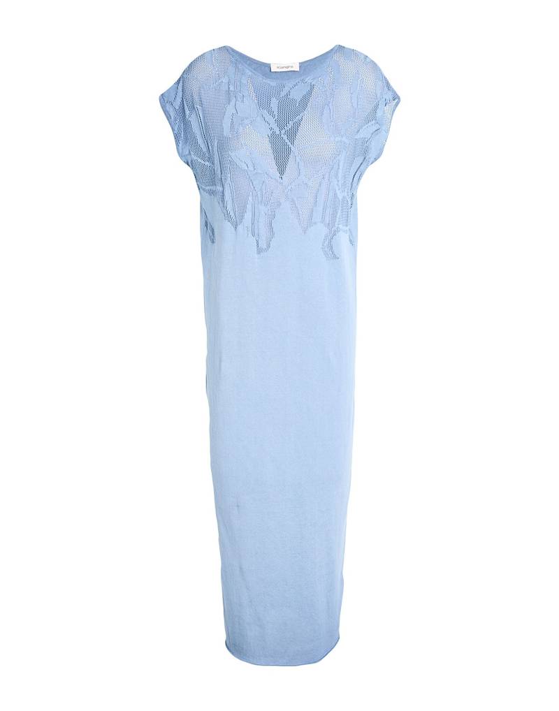 KANGRA Midi-kleid Damen Blaugrau von KANGRA