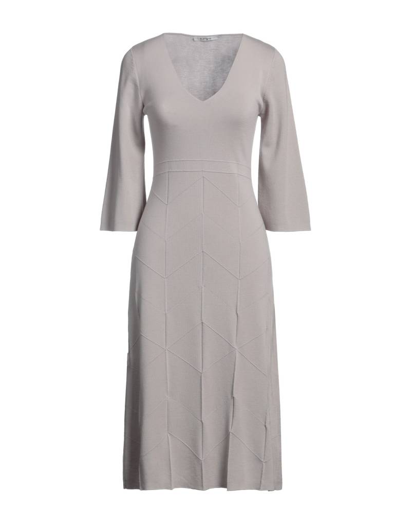 KANGRA Midi-kleid Damen Hellgrau von KANGRA