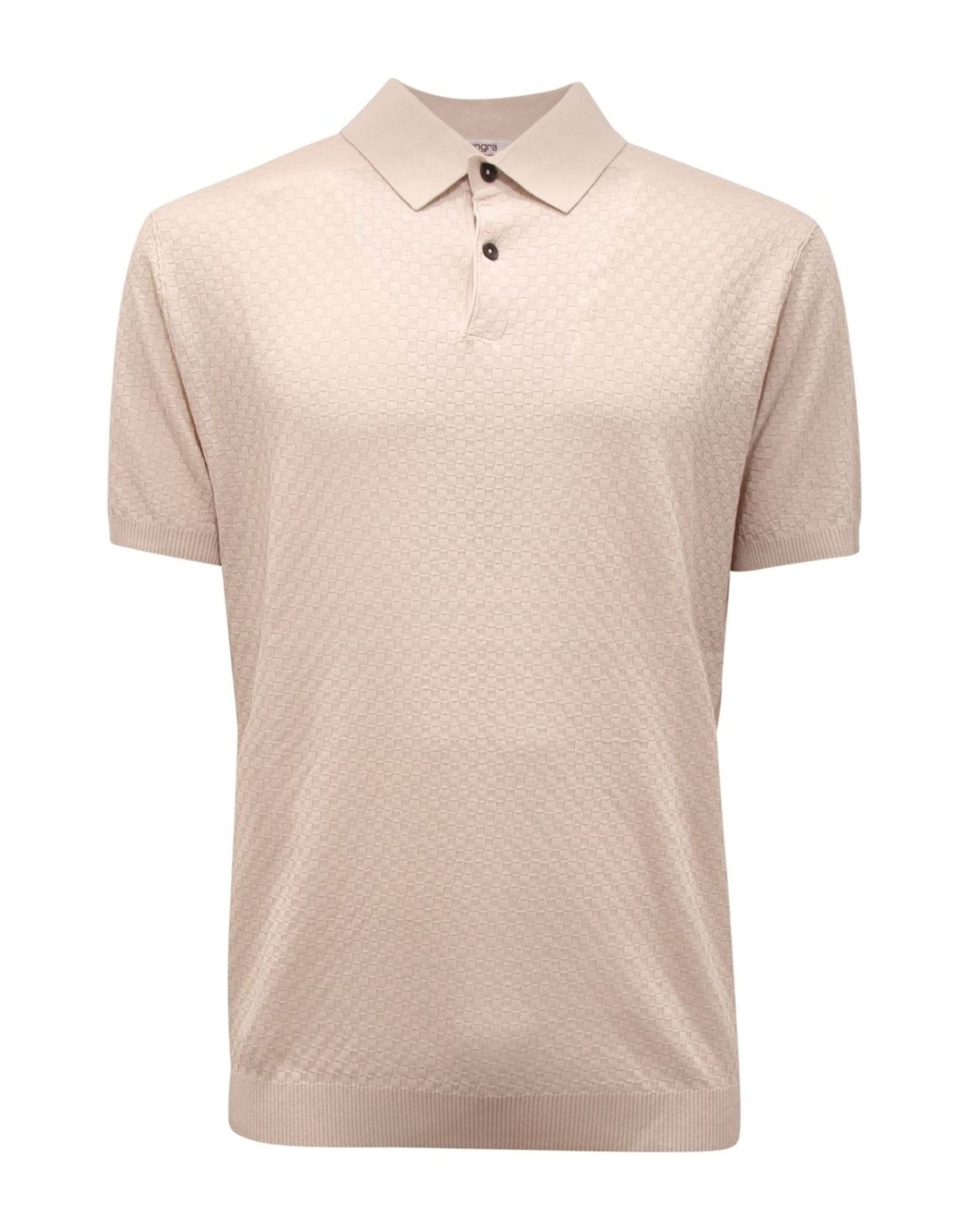 KANGRA Poloshirt Herren Beige von KANGRA