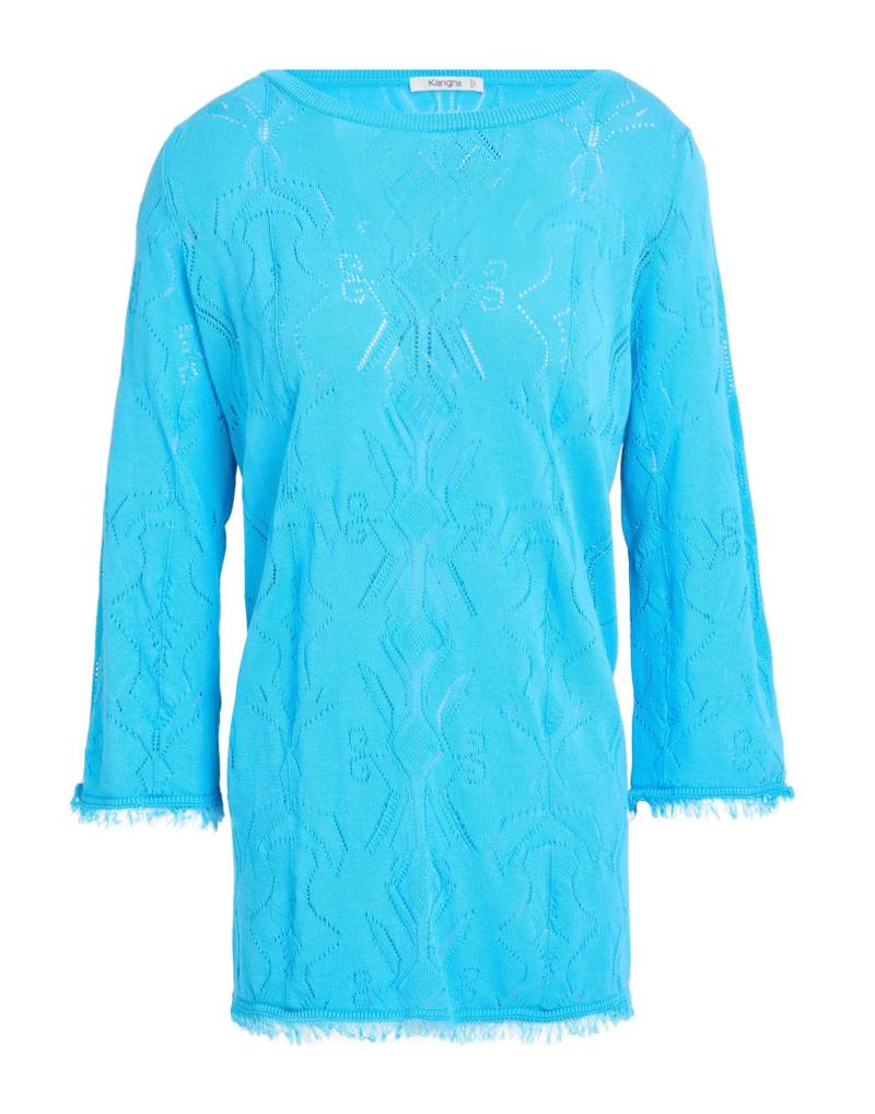 KANGRA Pullover Damen Azurblau von KANGRA