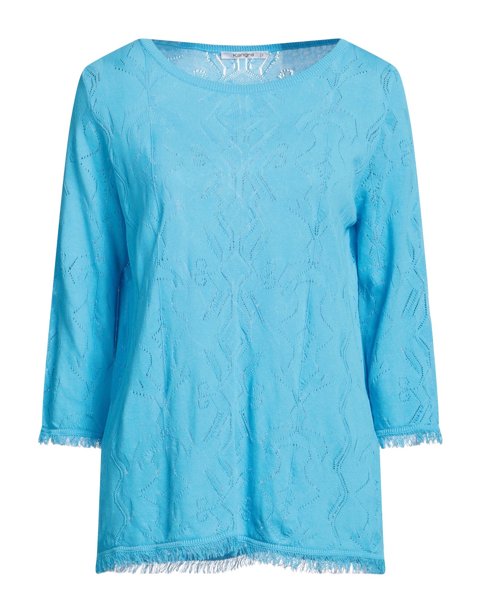 KANGRA Pullover Damen Azurblau von KANGRA