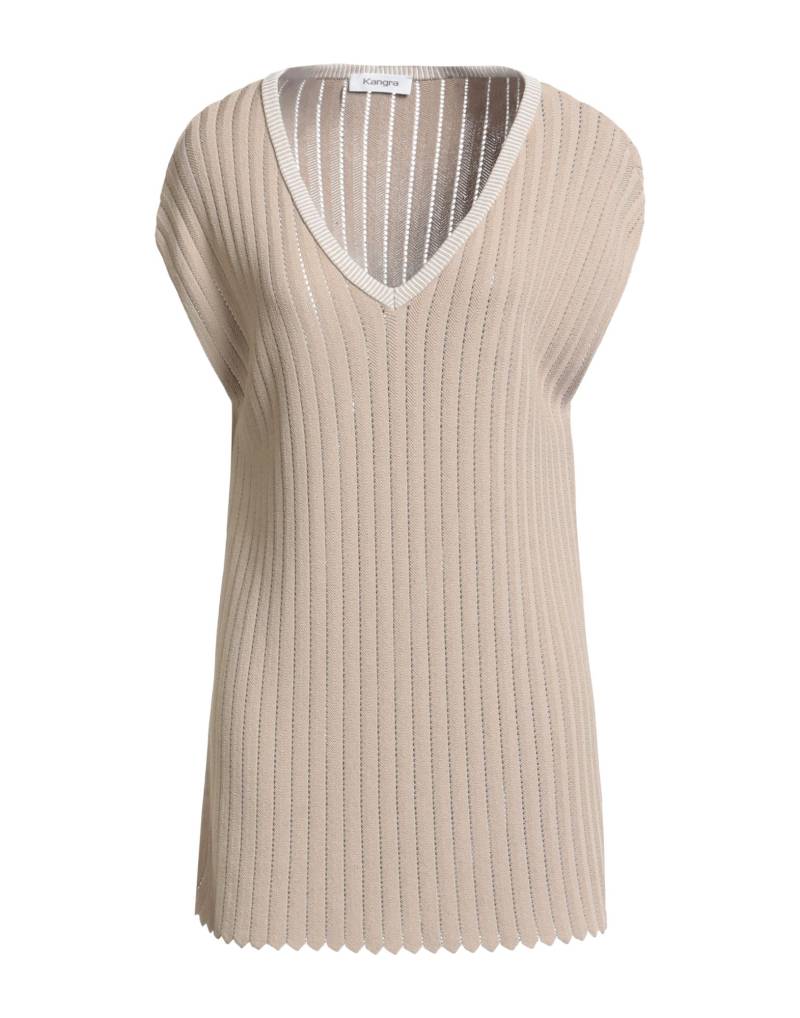 KANGRA Pullover Damen Beige von KANGRA
